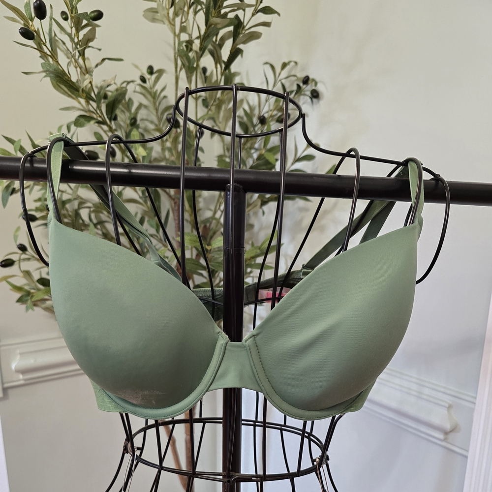 Green Women's Bra